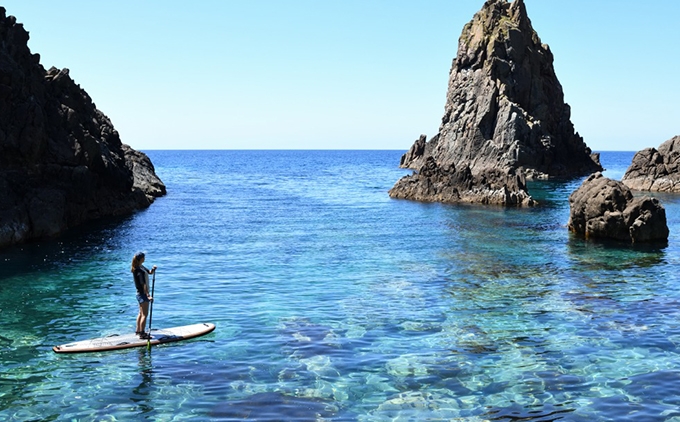 SUP＆カヤック絶景ツーリング（150分・温泉チケット付）